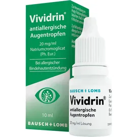 Bausch + Lomb Vividrin antiallergische Augentropfen 10 ml