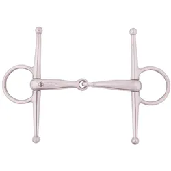 BR Knebeltrense 18mm einfach gebr. massiv rostfrei - 13.5 cm