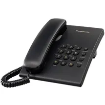 Panasonic KX-TS500, Analoges Telefon, Schwarz