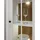 furn.design Vitrine 90 x 198 x 43 cm Weiß