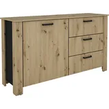 byLIVING Faro 140 x 84 x 40 cm Artisan Eiche / Braun