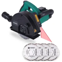 VONROC Mauernutfräse mit Laser - 1700W - 150mm -