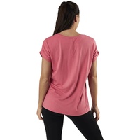 Only T-Shirt | Basic Rundhals Ausschnitt Kurzarm Top NOOS JRS«, mit Aufschlag am Arm, rosa