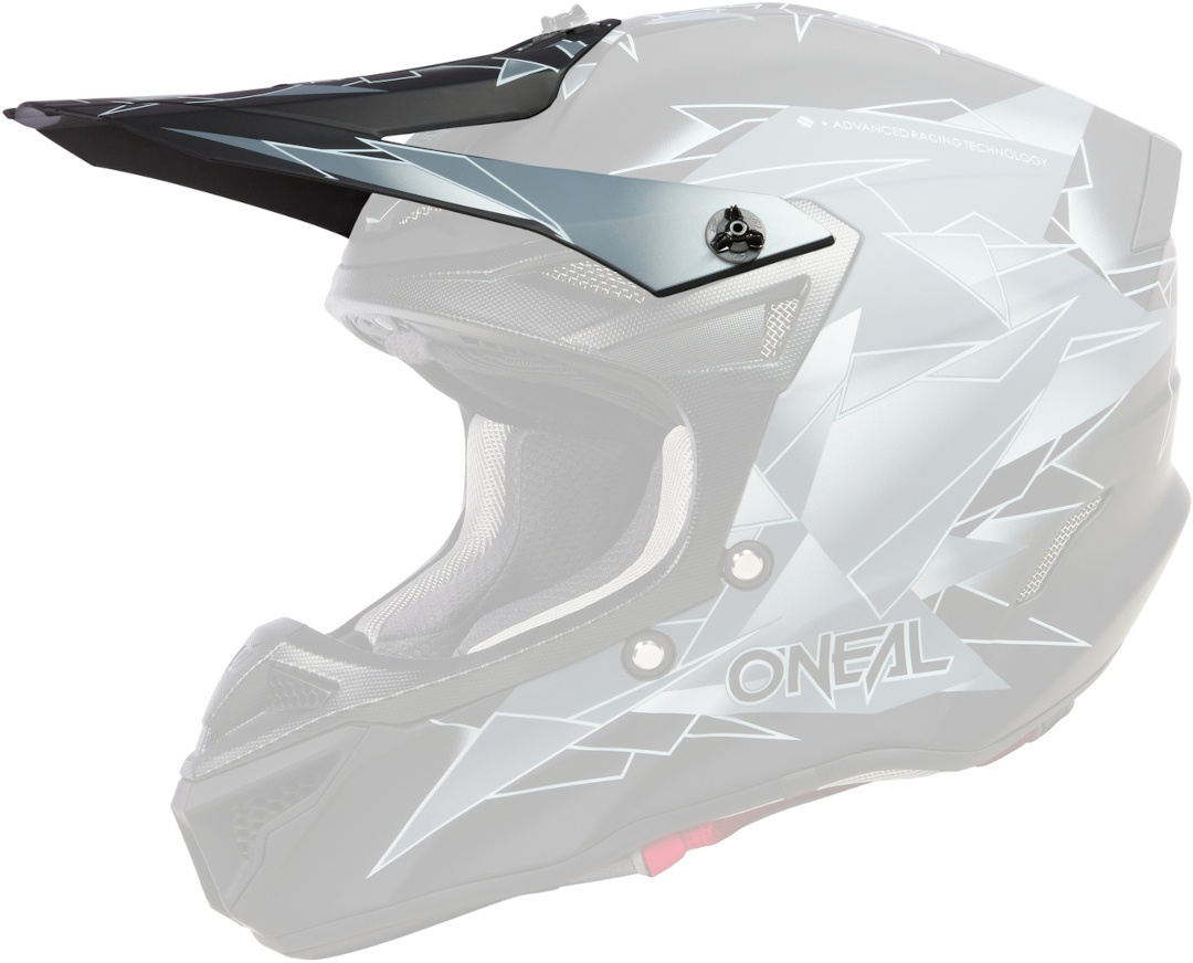 Oneal 5Series Polyacrylite Surge Helm Peak, zwart-grijs, Eén maat