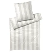 ELEGANTE Capri Gestreift Sand 135 x 200 cm + 80 x 80 cm