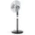 Brandson Standventilator 40 cm Schwarz/Silber
