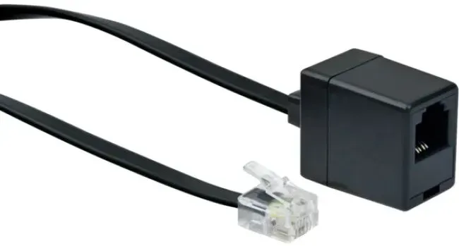 Schwaiger 10m RJ-11 - RJ-11 Schwarz