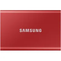 Samsung Portable T7 (0.50 TB), Externe SSD, Rot