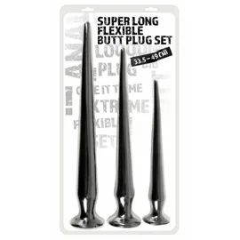 You2Toys Super Long Anal Plug Set Schwarz