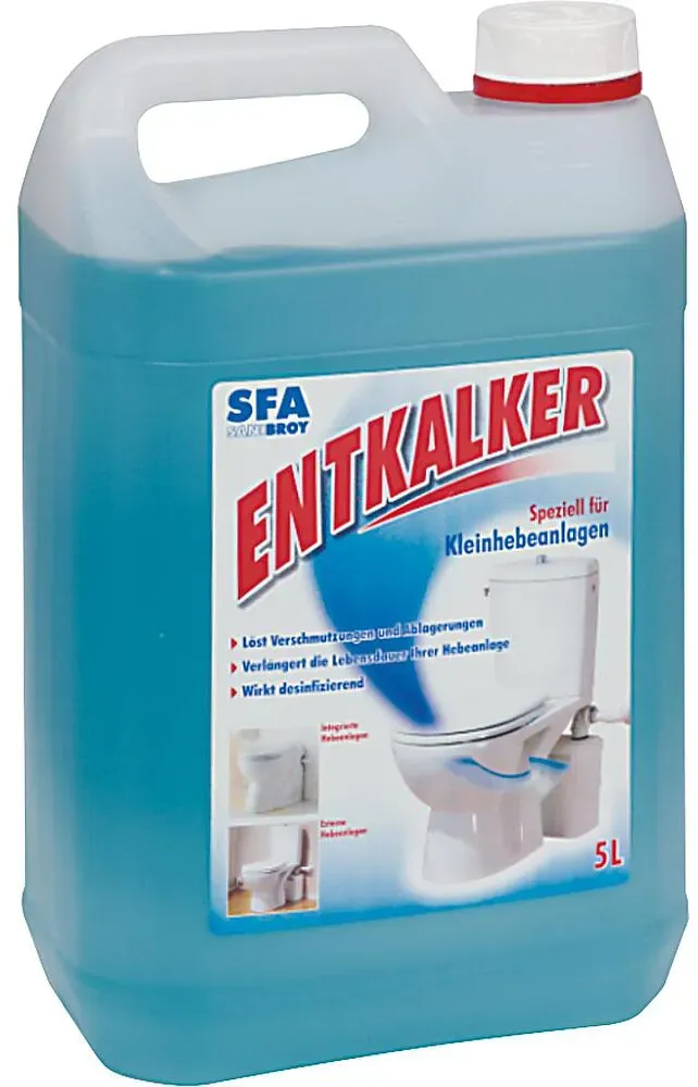 Spezialreiniger und Entkalker SFA für Hebeanlagen Inhalt 5000ml