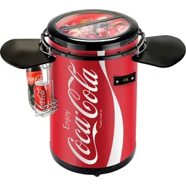 Salco SPC-55CC Coca Cola Party-Cooler Kühlschrank (50 l, 830 mm hoch, Rot)