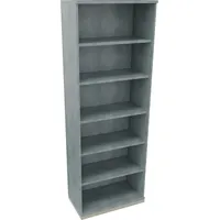SOENNECKEN Regal 6OH B800xT442xH2221mm Silberaluminium/Beton hell