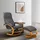 Home Affaire Relaxsessel »Paris, TV-Sessel mit Hocker und manueller Liegefunktion«, (Set, 2 St., bestehend aus Sessel und Hocker), Dreh- und Kippfunktion
