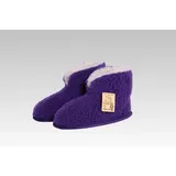 Linke Licardo Hausschuhe Wolle Lila 44