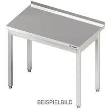 Stalgast Arbeitstisch ohne Grundboden, 500x700x850 mm, ohne Verstrebung, ohne Aufkantung, verschweißt