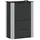 vidaXL Hochbeet 50 x 30 x 72 cm Schwarz