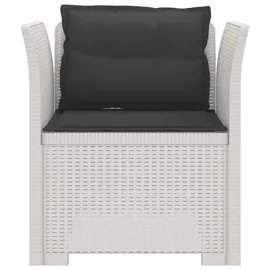 vidaXL 1-Sitzer Sessel 1 x 1 x 1 cm weiß