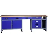 KÜPPER Werkbank 12287, 240 cm, 2 Türen, + Sitzraum, (1228)