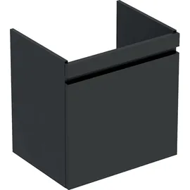 Geberit Waschtischunterschrank 1 Auszug 58,5 x 60,6 x 44,6 cm Schwarz