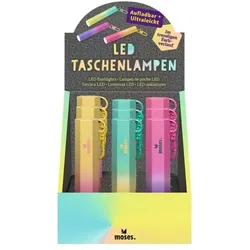 Moses LED-Taschenlampe Recharge Farbverlauf, sortiert