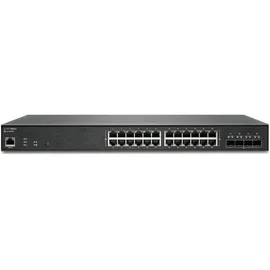 Sonicwall Switch SWS14-24FPOE - Switch - 24 Ports), Netzwerk Switch, Schwarz