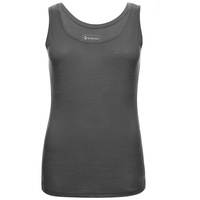 Kaipara - Merino Sportswear Funktionsshirt Merino Top Damen Slimfit 150 (1-tlg) aus reiner Merinowolle Made in Germany schwarz L