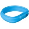 USB Leuchthalsband L-XL 70 cm blau 12672