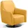 Egoitaliano Sessel Felicity Leder 77 x 88 x 85 cm Gelb mit Wippfunktion