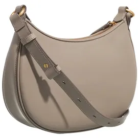 PINKO Half Moon Mini Bag Leder Grau/Gold