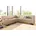DOMO Ecksofa DOMO COLLECTION 247cm B 247cm H 74cm T 212cm Microfaser PRIMABELLE 100 Kunstleder SOFTLUX Struktur 90 10 Polyacryl NaturLEDER echtes