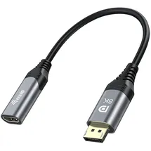 Equip DisplayPort-auf-HDMI-Adapter 1.4 0,15 m Grau
