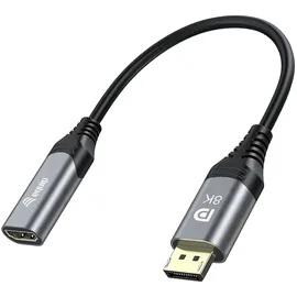 Equip DisplayPort-auf-HDMI-Adapter 1.4 0,15 m Grau