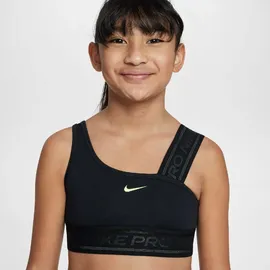 Nike Pro Swoosh Asymmetrical Mädchen schwarz - schwarz