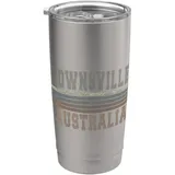 Retro Townsville Australien Doppelwandiger Edelstahl-Thermobecher