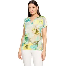 Betty Barclay Satinbluse mit Blumenprint Mint 48
