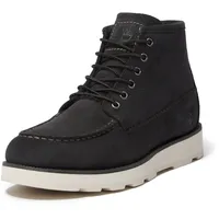 Schnürboots TIMBERLAND "BRITTON MILLSMID LACE UP CHUKKA BOOT", Herren, Gr. 49, schwarz (schwarz suede), Leder, Schuhe Schnürboots, Winterstiefel, Schnürstiefel, Winterschuhe, Topseller