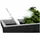 Jelenia Plast Hochbeet mit Haube 100 x 50 x 107 cm Schwarz