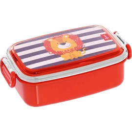 sigikid Lunchbox Löwe TierOnTour, Lunchbox, Rot