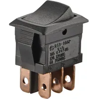 TRU Components 1587819 Wippschalter TC-R13-166PB-02 250 V/AC 6 A