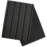 Endorphin Endorphin, Gartenbodenbelag, 2m2 Anthrazit WPC Terrassendielen Komplettset