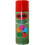 Kreidespray, Kreidefarbe, Markierungsspray, mit Schreibdüse, 400 ml Dose Rot