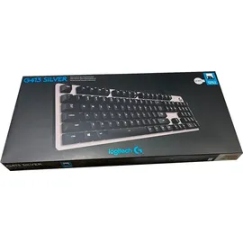 Logitech G413 Gaming Tastatur Romer-G US silber 920-008476