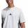 adidas Essentials 3-Streifen Single Jersey Kurzarm-T-Shirt Medium Grey Heather / Black S