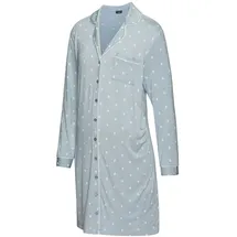VIVANCE DREAMS Damen Umstandsnachthemd hellblau-gemustert Gr.36/38