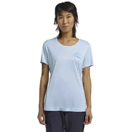 Jack Wolfskin Peak Graphic Kurzarm-t-shirt - Mtn Ice Blue - XS