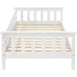 [en.casa] Jugendbett Nuuk 80 x 160 cm Kiefer weiß