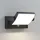 LINDBY Außenwandleuchte Aluminium 20,5 x 10,5 x 10,5 cm 1 x 10,8 W LED schwarz