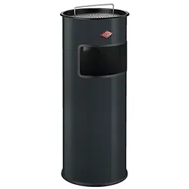 Wesco 150601-60 Kombi-Ascher aus Stahl, 30 mit Sieb Standascher, anthrazit