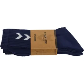 hummel Basic Socken 3 Paare Blau 36-40