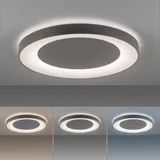 just light. LED-Deckenleuchte ANIKA Anthrazit max. 60 Watt Deckenlampe